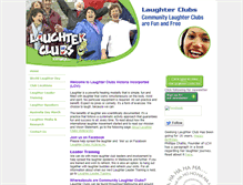 Tablet Screenshot of laughterclubsvic.org